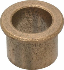 Boston Gear - 7/16" Inside x 9/16" Outside Diam, Oil Impregnated Bronze SAE-841 Flanged Sleeve Bearing - 11/16" Flange Outside Diam, 1/16" Flange Thickness, 1/2" OAL - All Tool & Supply