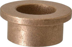 Boston Gear - 5/8" Inside x 7/8" Outside Diam, Oil Impregnated Bronze SAE-841 Flanged Sleeve Bearing - 1-1/8" Flange Outside Diam, 1/8" Flange Thickness, 1/2" OAL - All Tool & Supply