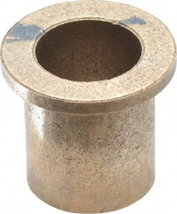 Boston Gear - 3/4" Inside x 15/16" Outside Diam, Oil Impregnated Bronze SAE-841 Flanged Sleeve Bearing - 1-1/4" Flange Outside Diam, 1/8" Flange Thickness, 1-1/8" OAL - All Tool & Supply