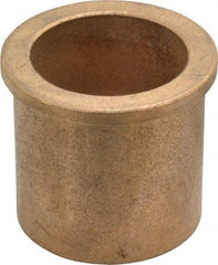 Boston Gear - 1-5/8" Inside x 2" Outside Diam, Oil Impregnated Bronze SAE-841 Flanged Sleeve Bearing - 2-1/4" Flange Outside Diam, 3/16" Flange Thickness, 2" OAL - All Tool & Supply