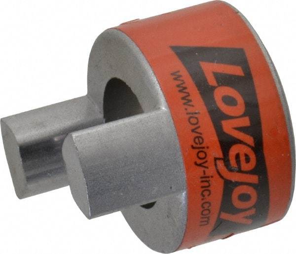 Lovejoy - 5/8" Max Bore Diam, Flexible Coupling Hub - 1.08" OD, 1.72" OAL, Sintered Iron, Order 2 Hubs & 1 Spider for Complete Coupling - All Tool & Supply