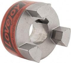 Lovejoy - 3/4" Max Bore Diam, 3/16" x 3/32" Keyway Width x Depth, Flexible Coupling Hub - 1-3/4" OD, 2.12" OAL, Sintered Iron, Order 2 Hubs & 1 Spider for Complete Coupling - All Tool & Supply