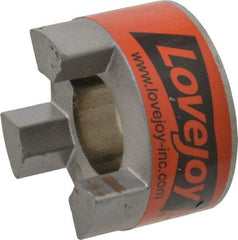 Lovejoy - 7/8" Max Bore Diam, 3/16" x 3/32" Keyway Width x Depth, Flexible Coupling Hub - 1-3/4" OD, 2.12" OAL, Sintered Iron, Order 2 Hubs & 1 Spider for Complete Coupling - All Tool & Supply