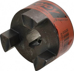 Lovejoy - 14mm Max Bore, 5mm x 2.3mm Keyway Width x Depth, Flexible Coupling Hub - 1-3/4" OD, 2.12" OAL, Sintered Iron, Order 2 Hubs & 1 Spider for Complete Coupling - All Tool & Supply