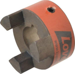 Lovejoy - 20mm Max Bore, 6mm x 2.8mm Keyway Width x Depth, Flexible Coupling Hub - 1-3/4" OD, 2.12" OAL, Sintered Iron, Order 2 Hubs & 1 Spider for Complete Coupling - All Tool & Supply