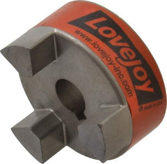 Lovejoy - 14mm Max Bore, Flexible Coupling Hub - 2.11" OD, 2.12" OAL, Sintered Iron, Order 2 Hubs & 1 Spider for Complete Coupling - All Tool & Supply