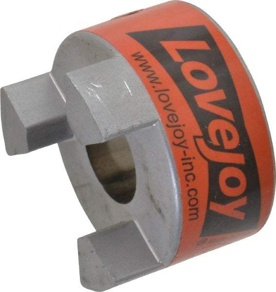 Lovejoy - 7/8" Max Bore Diam, 3/16" x 3/32" Keyway Width x Depth, Flexible Coupling Hub - 2.11" OD, 2-1/2" OAL, Sintered Iron, Order 2 Hubs & 1 Spider for Complete Coupling - All Tool & Supply