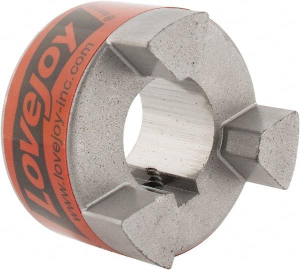 Lovejoy - 1" Max Bore Diam, 1/4" x 1/8" Keyway Width x Depth, Flexible Coupling Hub - 2.11" OD, 2-1/2" OAL, Sintered Iron, Order 2 Hubs & 1 Spider for Complete Coupling - All Tool & Supply