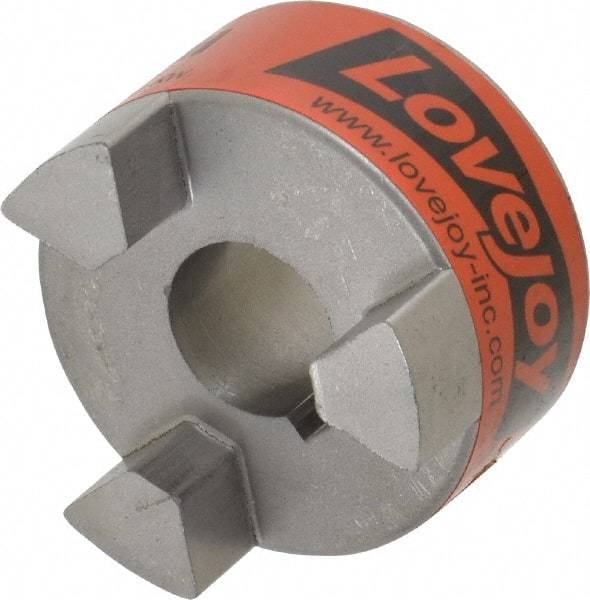 Lovejoy - 20mm Max Bore, 6mm x 2.8mm Keyway Width x Depth, Flexible Coupling Hub - 2.11" OD, 2-1/2" OAL, Sintered Iron, Order 2 Hubs & 1 Spider for Complete Coupling - All Tool & Supply