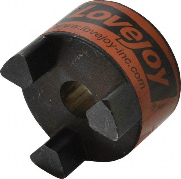 Lovejoy - 3/4" Max Bore Diam, 3/16" x 3/32" Keyway Width x Depth, Flexible Coupling Hub - 2.54" OD, 3-1/2" OAL, Sintered Iron, Order 2 Hubs & 1 Spider for Complete Coupling - All Tool & Supply