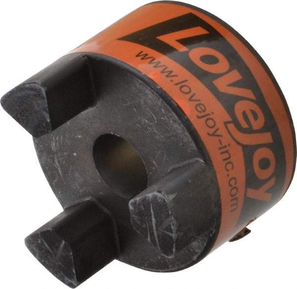 Lovejoy - 19mm Max Bore, 6mm x 2.8mm Keyway Width x Depth, Flexible Coupling Hub - 2.54" OD, 3-1/2" OAL, Sintered Iron, Order 2 Hubs & 1 Spider for Complete Coupling - All Tool & Supply