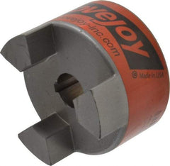 Lovejoy - 7/8" Max Bore Diam, 3/16" x 3/32" Keyway Width x Depth, Flexible Coupling Hub - 3.31" OD, 4-1/4" OAL, Sintered Iron, Order 2 Hubs & 1 Spider for Complete Coupling - All Tool & Supply