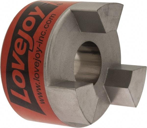 Lovejoy - 1-1/4" Max Bore Diam, 1/4" x 1/8" Keyway Width x Depth, Flexible Coupling Hub - 3.31" OD, 4-1/4" OAL, Sintered Iron, Order 2 Hubs & 1 Spider for Complete Coupling - All Tool & Supply