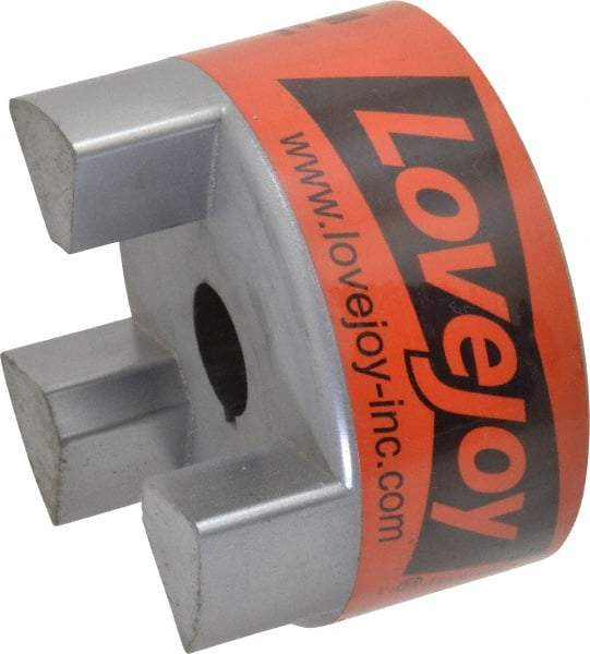 Lovejoy - 7/8" Max Bore Diam, Flexible Hub Coupling - 3-3/4" OD, 4-1/2" OAL, Sintered Iron - All Tool & Supply