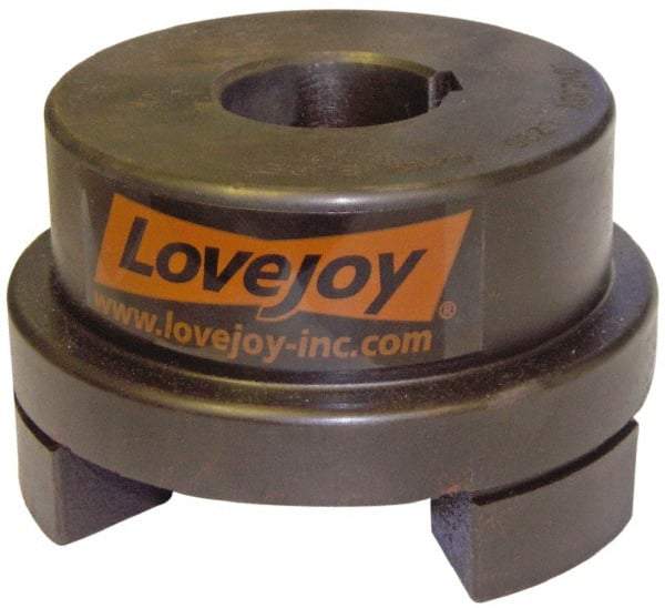 Lovejoy - 1-5/8" Max Bore Diam, Flexible Hub Coupling - 4-1/2" OD, 4.88" OAL, Sintered Iron - All Tool & Supply