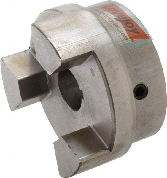 Lovejoy - 1-1/4" Max Bore Diam, Flexible Hub Coupling - 4-1/2" OD, 4.88" OAL, Sintered Iron - All Tool & Supply