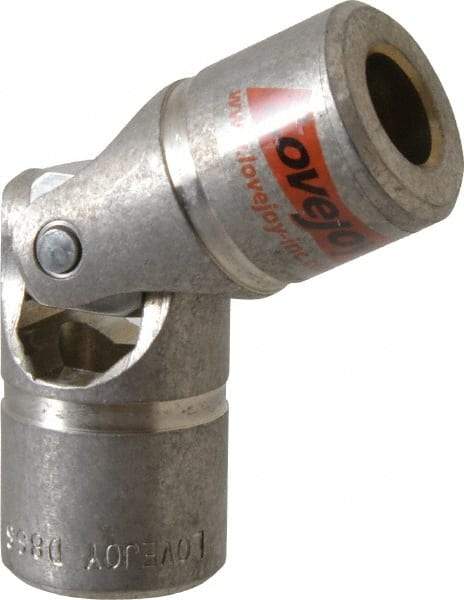 Lovejoy - 1-1/16" Bore Depth, 3,480 In/Lbs. Torque, D-Type Single Universal Joint - 5/8" Inside x 1-1/4" Outside Diam, 3-3/4" OAL - All Tool & Supply