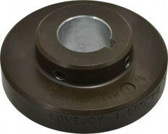 Lovejoy - 1" Max Bore Diam, 1/4" x 1/8" Keyway Width x Depth, Flexible Coupling Hub - 3-1/4" OD, 2.88" OAL, Cast Iron - All Tool & Supply