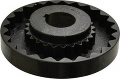 Lovejoy - 1-3/8" Max Bore Diam, 5/16" x 5/32" Keyway Width x Depth, Flexible Coupling Hub - 5.45" OD, 4.44" OAL, Cast Iron - All Tool & Supply