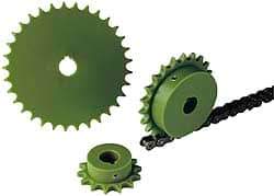 Poly Hi Solidur - 20 Teeth, 1/4" Chain Pitch, Chain Size 25, Roller Chain Sprockets - All Tool & Supply