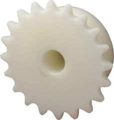 Poly Hi Solidur - 20 Teeth, 3/8" Chain Pitch, Chain Size 35, Roller Chain Sprockets - All Tool & Supply