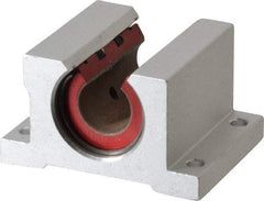 Pacific Bearing - 1/2" ID, 2" OAW x 1.688" OAL x 1-1/4" OAH Open Single Pillow Block - 1-11/16 Inch Overall Length x 1-1/4 Inch Overall Height x 2 Inch Width, - All Tool & Supply