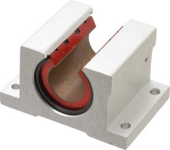 Pacific Bearing - 3/4" ID, 2-3/4" OAW x 2.063" OAL x 1-3/4" OAH Open Single Pillow Block - 2-1/16 Inch Overall Length x 1-3/4 Inch Overall Height x 2-3/4 Inch Width, - All Tool & Supply