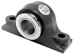 Browning - 3-7/16" ID, 14" OALType E Nonexpansion Pillow Block - 3-3/4" Base-to-Ctr Ht, Cast Iron - All Tool & Supply