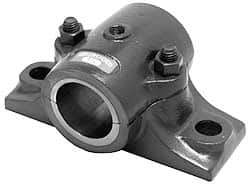 Made in USA - 7-1/2" OALSplit Bearing - Cast Iron - All Tool & Supply