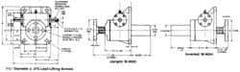 Duff-Norton - 5 Ton Capacity, 24" Lift Height, Upright Mechanical Screw Actuator - Top Plate - All Tool & Supply