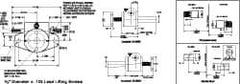 Duff-Norton - 1/2 Ton Capacity, 9" Lift Height, Upright Mechanical Screw Actuator - Top Plate - All Tool & Supply