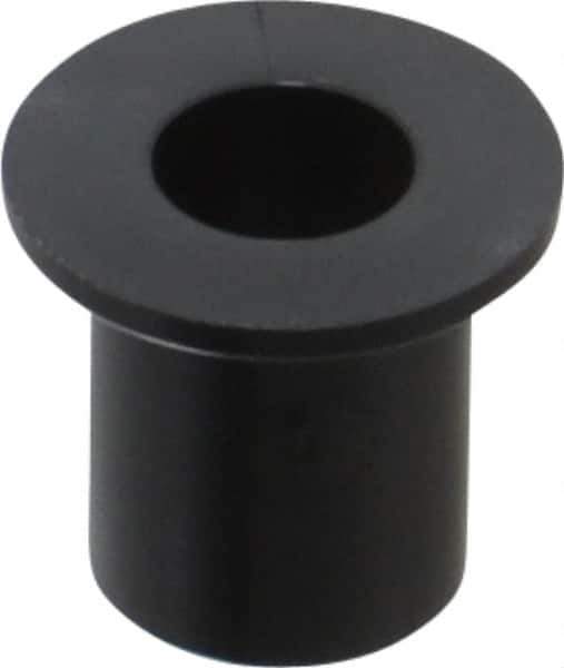 Poly Hi Solidur - 1/4" Inside x 3/8" Outside Diam, Nylon Sleeve Bearing - 0.56" Outside Diam, 0.047" Flange Thickness, 3/8" OAL - All Tool & Supply