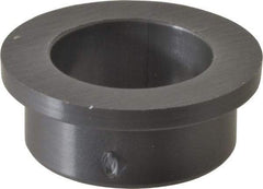 Poly Hi Solidur - 3/8" Inside x 1/2" Outside Diam, Nylon Sleeve Bearing - 5/8" Outside Diam, 1/16" Flange Thickness, 1/4" OAL - All Tool & Supply