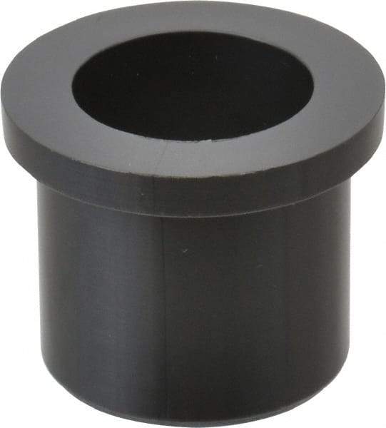 Poly Hi Solidur - 3/4" Inside x 1" Outside Diam, Nylon Sleeve Bearing - 1-1/4" Outside Diam, 5/32" Flange Thickness, 1" OAL - All Tool & Supply