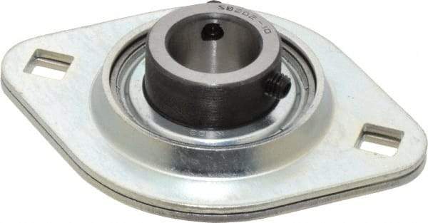 Value Collection - 3-3/16" OAL2-Bolt Flange - 1160 Lb Dyn Cap, Steel - All Tool & Supply