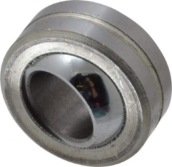 Made in USA - 1/2" Bore Diam, 13,250 Lb Dynamic Capacity, 1/2" Wide, Ball-Joint Spherical Plain Bearing - 1" OD - All Tool & Supply