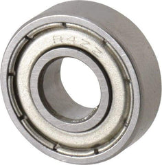 Tritan - 1/4" Bore Diam, 5/8" OD, Double Shield Deep Groove Radial Ball Bearing - 13/64" Wide, 1 Row, Round Bore, 139 Lb Static Capacity, 335 Lb Dynamic Capacity - All Tool & Supply