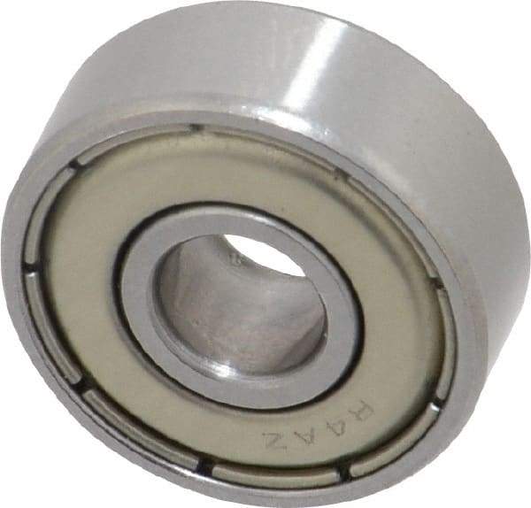 Tritan - 1/4" Bore Diam, 3/4" OD, Double Shield Deep Groove Radial Ball Bearing - 9/32" Wide, 1 Row, Round Bore, 200 Lb Static Capacity, 525 Lb Dynamic Capacity - All Tool & Supply