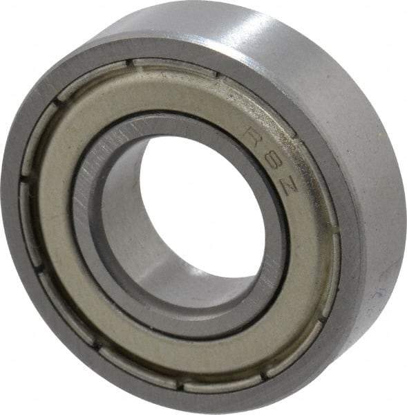 Tritan - 1/2" Bore Diam, 1-1/8" OD, Double Shield Deep Groove Radial Ball Bearing - 5/16" Wide, 1 Row, Round Bore, 535 Lb Static Capacity, 1,148 Lb Dynamic Capacity - All Tool & Supply