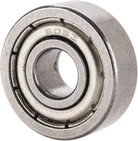 Tritan - 5mm Bore Diam, 14mm OD, Double Shield Deep Groove Radial Ball Bearing - 5mm Wide, 1 Row, Round Bore, 115 Lb Static Capacity, 300 Lb Dynamic Capacity - All Tool & Supply