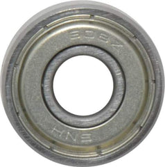 Tritan - 8mm Bore Diam, 22mm OD, Double Shield Deep Groove Radial Ball Bearing - 7mm Wide, 1 Row, Round Bore, 310 Lb Static Capacity, 740 Lb Dynamic Capacity - All Tool & Supply