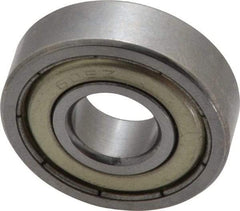 Tritan - 9mm Bore Diam, 24mm OD, Double Shield Deep Groove Radial Ball Bearing - 7mm Wide, 1 Row, Round Bore, 325 Lb Static Capacity, 755 Lb Dynamic Capacity - All Tool & Supply