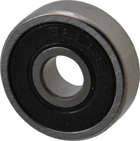 Tritan - 5mm Bore Diam, 16mm OD, Double Seal Deep Groove Radial Ball Bearing - 5mm Wide, 1 Row, Round Bore, 150 Lb Static Capacity, 390 Lb Dynamic Capacity - All Tool & Supply