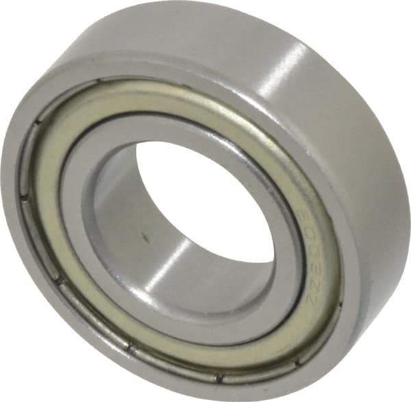 Tritan - 17mm Bore Diam, 35mm OD, Double Shield Deep Groove Radial Ball Bearing - 10mm Wide, 1 Row, Round Bore, 730 Lb Static Capacity, 1,350 Lb Dynamic Capacity - All Tool & Supply