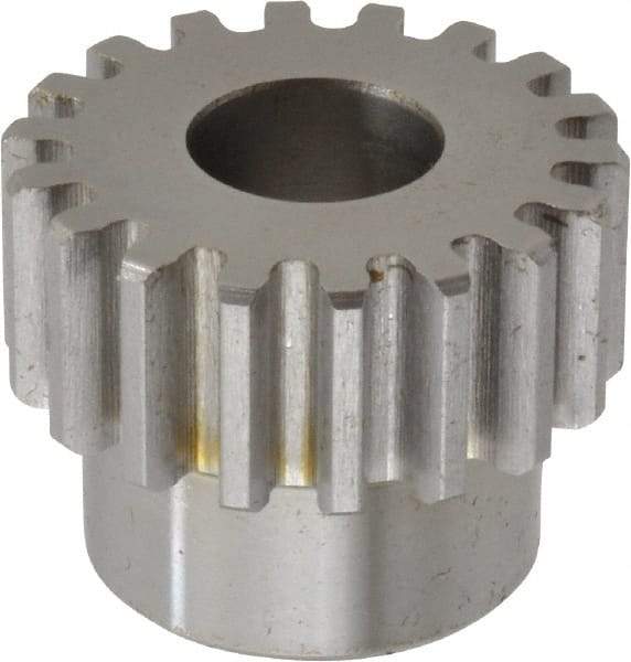 Browning - 16 Pitch, 1-1/8" Pitch Diam, 18 Tooth Spur Gear - 1/2" Bore Diam, 15/16" Hub Diam, Steel - All Tool & Supply