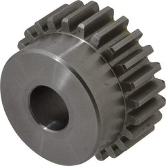 Browning - 16 Pitch, 1-1/2" Pitch Diam, 24 Tooth Spur Gear - 1/2" Bore Diam, 1-5/16" Hub Diam, Steel - All Tool & Supply