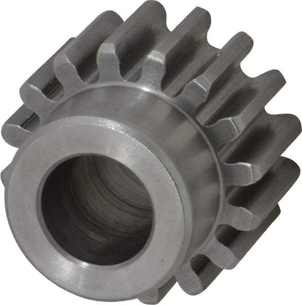 Browning - 12 Pitch, 1.333" Pitch Diam, 16 Tooth Spur Gear - 5/8" Bore Diam, 1-1/16" Hub Diam, Steel - All Tool & Supply