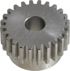 Browning - 12 Pitch, 2" Pitch Diam, 24 Tooth Spur Gear - 5/8" Bore Diam, 1-3/4" Hub Diam, Steel - All Tool & Supply