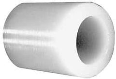 Made in USA - 7/8" Inside x 1-1/4" Outside Diam, Polyethylene Sleeve Bearing - 1-1/2" Flange Outside Diam, 3/16" Flange Thickness, 1-1/4" OAL - All Tool & Supply