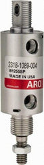 ARO/Ingersoll-Rand - 1/2" Stroke x 1-1/8" Bore Double Acting Air Cylinder - 1/8 Port, 3/8-16 Rod Thread - All Tool & Supply